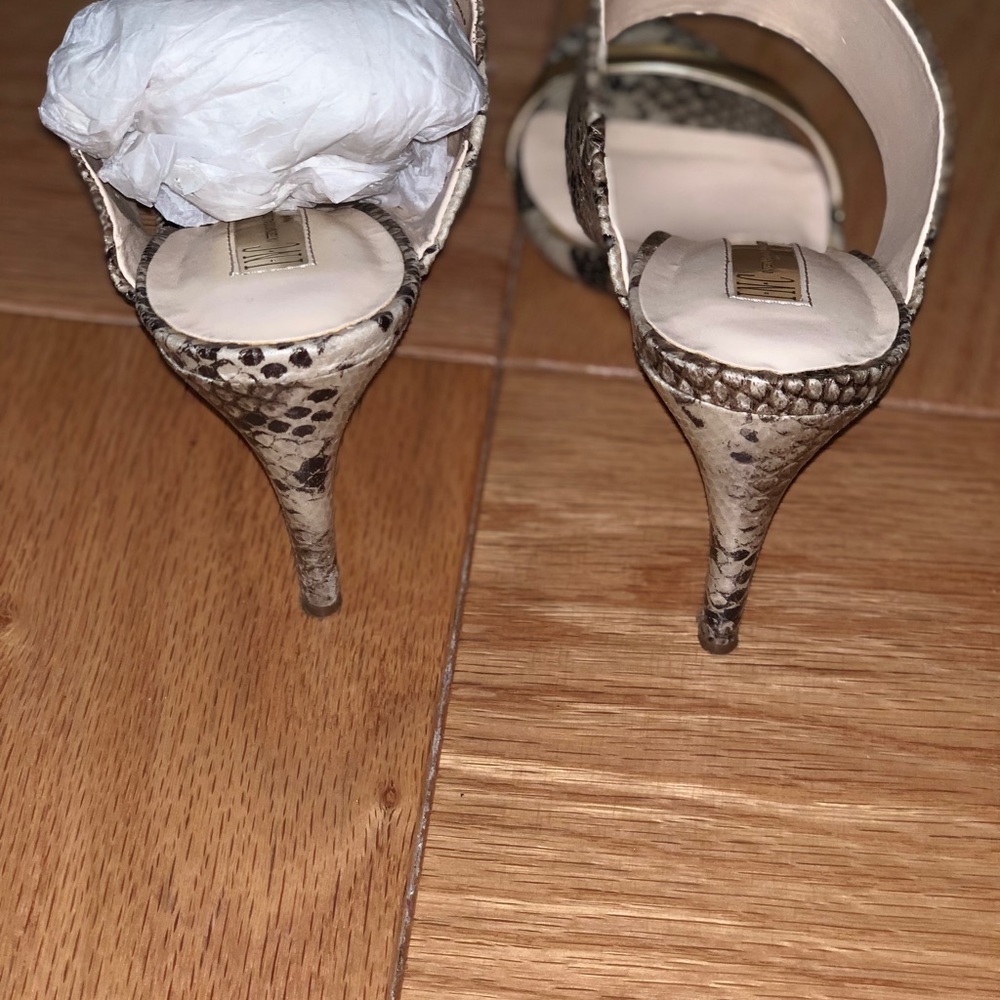 Inc Python Heel Mules - image 3